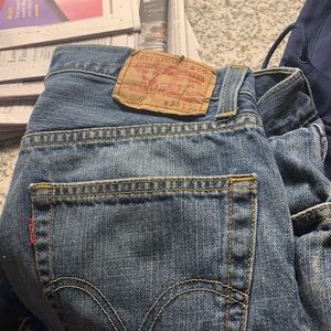 Levi’s 550 jeans for work